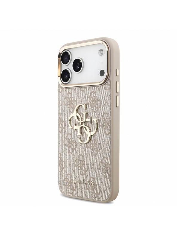 Guess Guess PU 4G Metal Logo Pánt Hátlap iPhone 18 Pro Max Pink