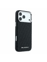Karl Lagerfeld Karl Lagerfeld PU Grained Allover Semi Wrap Magsafe Hátlap iPhone 18 Pro Max Black