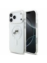 Karl Lagerfeld Karl Lagerfeld IML K&CH Heads Metal Frame MagSafe Hátlap iPhone 18 Pro Max White