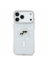 Karl Lagerfeld Karl Lagerfeld IML K&CH Heads Metal Frame MagSafe Hátlap iPhone 18 Pro Max White