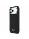 Lacoste Lacoste PVC Iconic Petit Pique Metal Logo MagSafe Hátlap iPhone 18 Pro Max Black