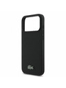 Lacoste Lacoste PVC Iconic Petit Pique Metal Logo MagSafe Hátlap iPhone 18 Pro Max Black