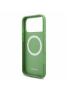 Lacoste Lacoste PVC Iconic Petit Pique Metal Logo MagSafe Hátlap iPhone 18 Pro Max Estragon