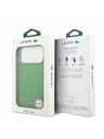 Lacoste Lacoste PVC Iconic Petit Pique Metal Logo MagSafe Hátlap iPhone 18 Pro Max Estragon