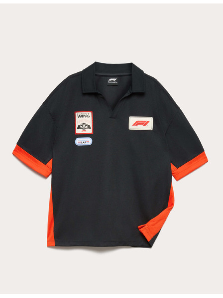 Marks & Spencer Formula 1® hálós póló (6–16 év) Marks & Spencer fekete