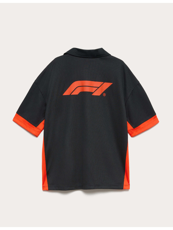 Marks & Spencer Formula 1® hálós póló (6–16 év) Marks & Spencer fekete