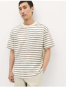 Marks & Spencer Breton póló textúrával és magas pamutaránnyal Marks & Spencer barna
