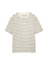 Marks & Spencer Breton póló textúrával és magas pamutaránnyal Marks & Spencer barna