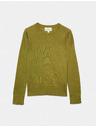 Marks & Spencer Pulóver guláris nyakkal tiszta merino gyapjúból Marks & Spencer zöld