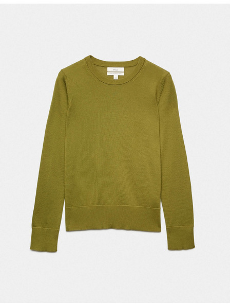 Marks & Spencer Pulóver guláris nyakkal tiszta merino gyapjúból Marks & Spencer zöld