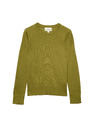 Marks & Spencer Pulóver guláris nyakkal tiszta merino gyapjúból Marks & Spencer zöld