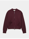 Marks & Spencer Kötött bomber kardigan cipzárral Marks & Spencer piros