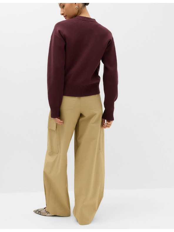 Marks & Spencer Kötött bomber kardigan cipzárral Marks & Spencer piros