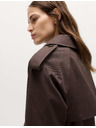 Marks & Spencer Rövid trench kabát tiszta pamutonból Marks & Spencer barna