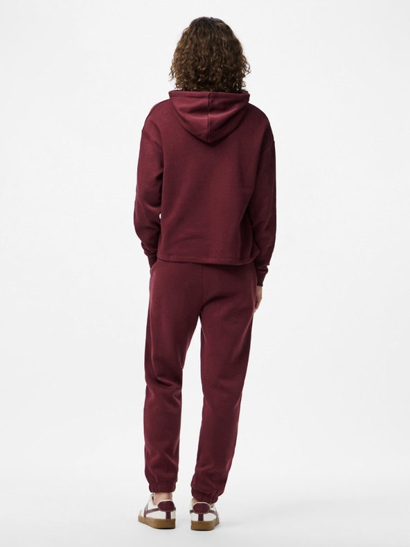 Pieces CHILLI hoodie piros