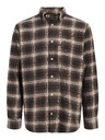 Jack & Jones Flanel kockás férfi ing barna