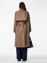 Pieces SCARLETT barna női trench kabát