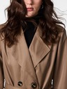 Pieces SCARLETT barna női trench kabát