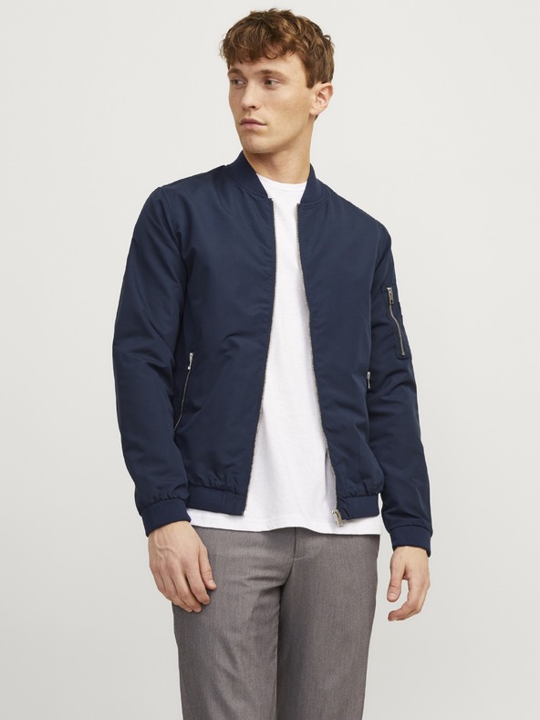 Jack & Jones Férfi JJERush bomber navy blazer