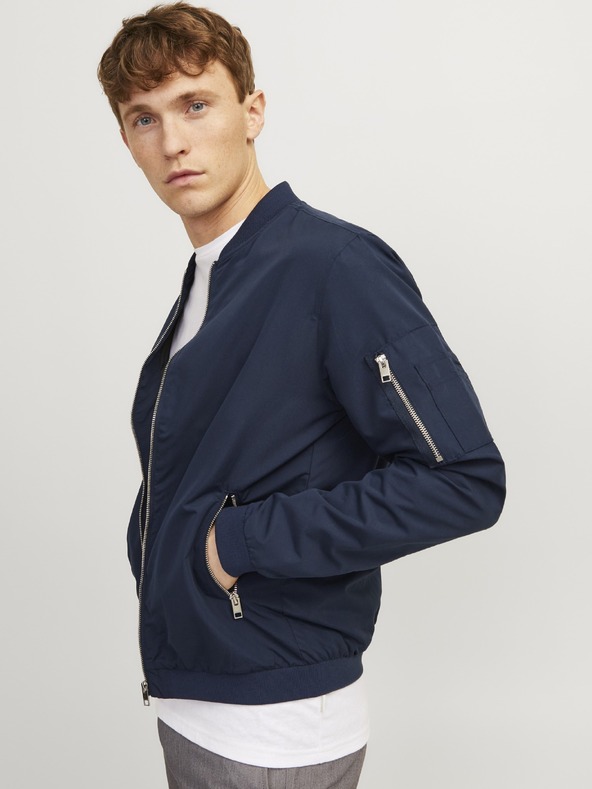 Jack & Jones Férfi JJERush bomber navy blazer
