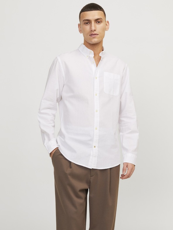 Jack & Jones JJEoxford férfi fehér ing