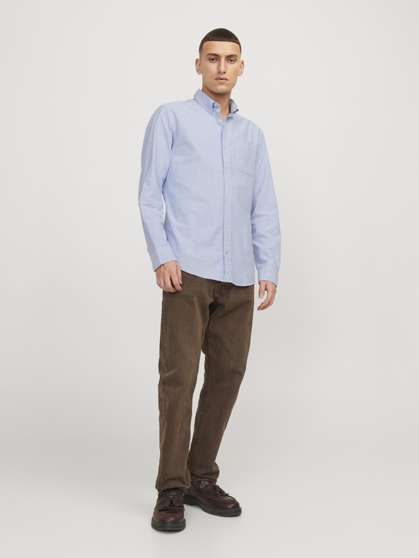 Jack & Jones Férfi Oxford ing JJEoxford cashmere blue