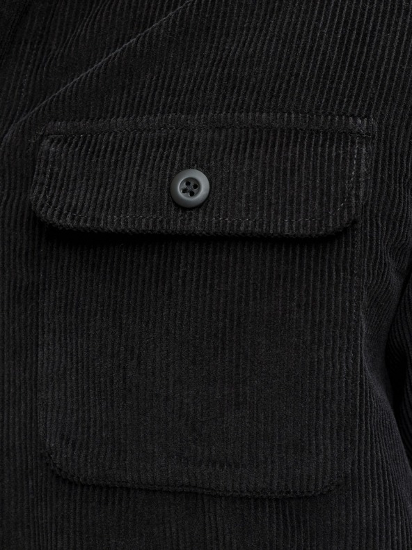 Jack & Jones Fekete kordbársony ing
