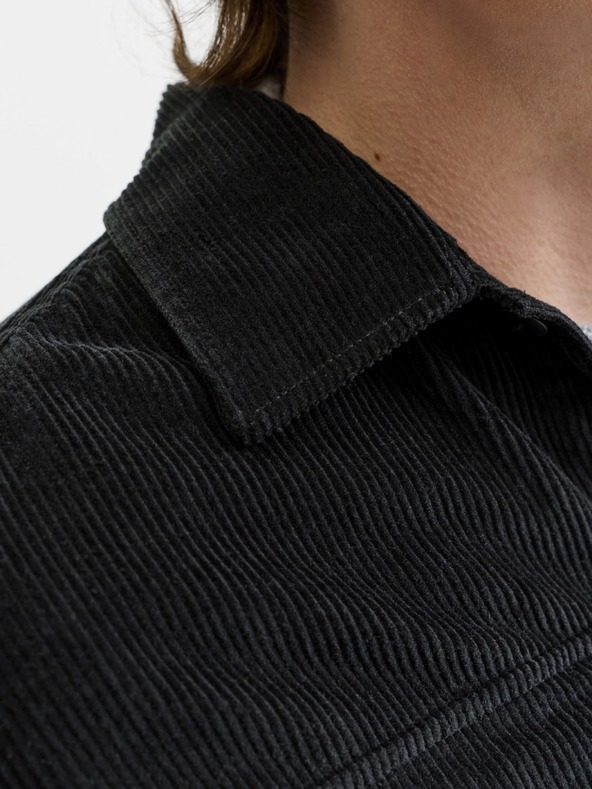 Jack & Jones Fekete kordbársony ing