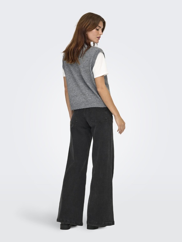 Jacqueline de Yong Ujjatlan kardigan SUPER grey melange