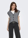 Jacqueline de Yong Ujjatlan kardigan SUPER grey melange