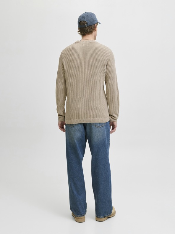 Jack & Jones Férfi kötött pulóver moonbeam