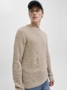 Jack & Jones Férfi kötött pulóver moonbeam