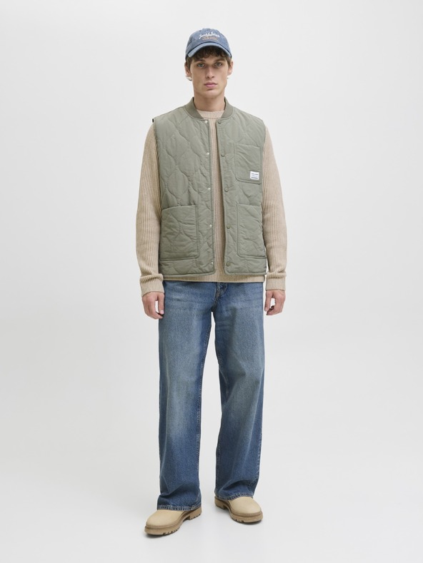 Jack & Jones Férfi kötött pulóver moonbeam