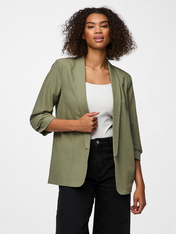 Pieces Zöld blazer 3/4-es ujjal