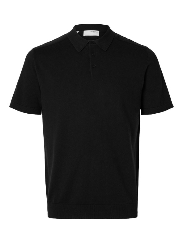 SELECTED SELECTED férfi fekete polo póló