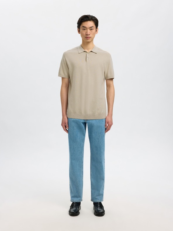 SELECTED Férfi SELECTED póló beige