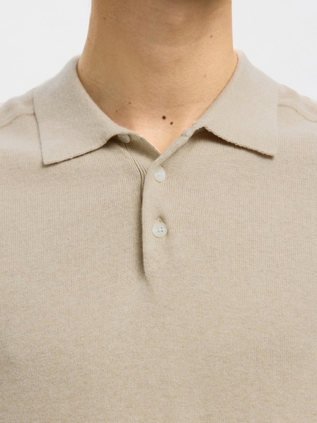 SELECTED Férfi SELECTED póló beige
