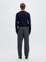 SELECTED Férfi merino pulóver navy blazer