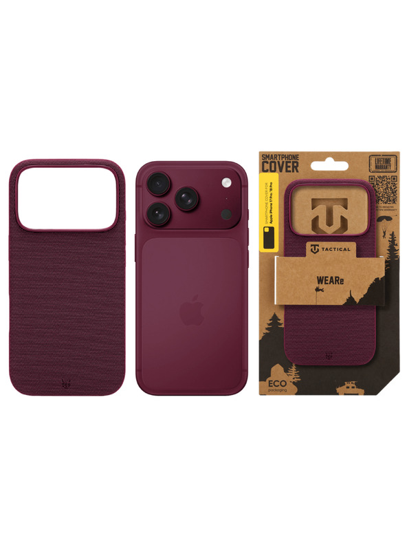 Tactical Tactical MagForce WEARe Tok Apple iPhone 17 Pro/18 Pro Burgundy