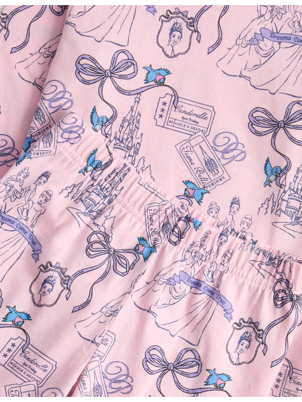 Marks & Spencer Disney Princess™ tiszta pamut pizsi (1-8 év) Marks & Spencer kék