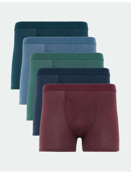 Marks & Spencer 5 darab stretch boxeralsó magas pamuttartalommal Marks & Spencer többszínű