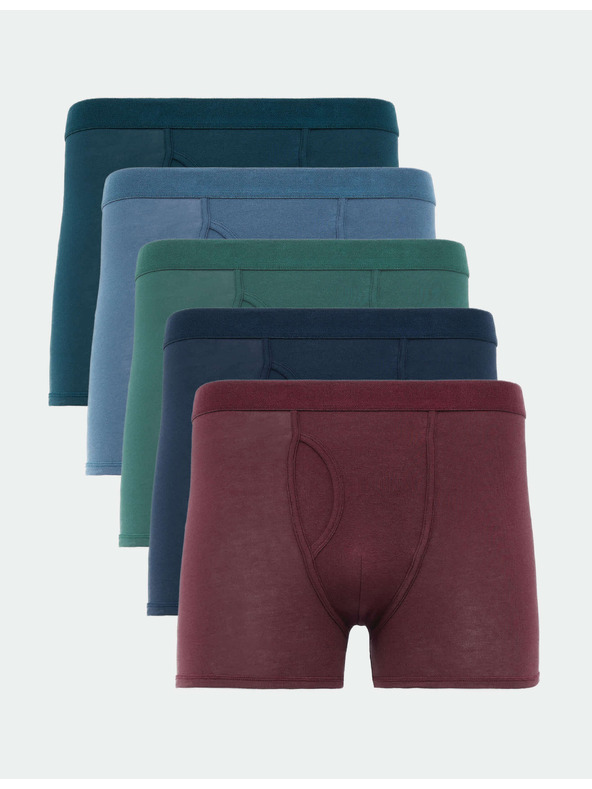 Marks & Spencer 5 darab stretch boxeralsó magas pamuttartalommal Marks & Spencer többszínű