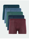 Marks & Spencer 5 darab stretch boxeralsó magas pamuttartalommal Marks & Spencer többszínű
