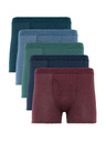 Marks & Spencer 5 darab stretch boxeralsó magas pamuttartalommal Marks & Spencer többszínű
