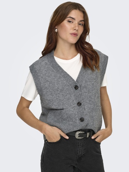 Jacqueline de Yong Ujjatlan kardigan SUPER grey melange