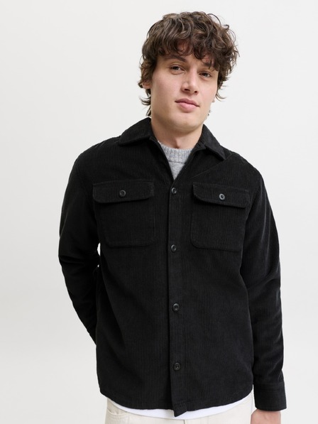 Jack & Jones Fekete kordbársony ing