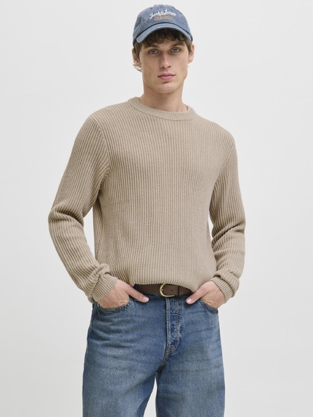 Jack & Jones Férfi kötött pulóver moonbeam