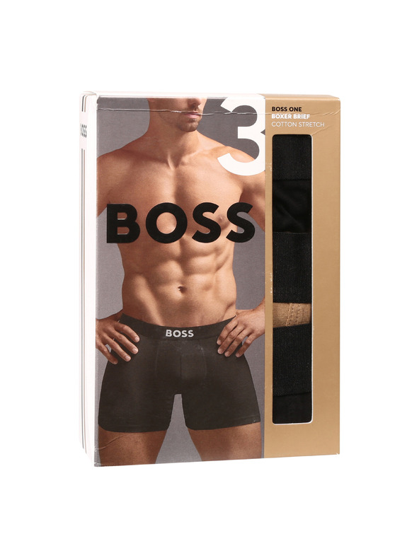 BOSS Három darabos csomag - BOSS férfi boxeralsó többszínű