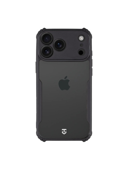 Tactical Tactical Quantum Stealth Tok Apple iPhone 18 Pro Max Clear/Black számára