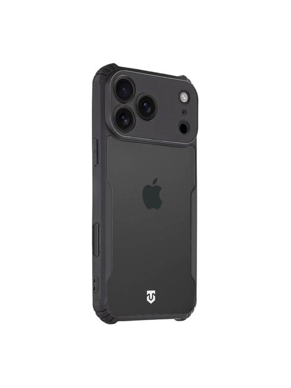Tactical Tactical Quantum Stealth Tok Apple iPhone 18 Pro Max Clear/Black számára